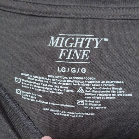 Mighty Fine Gray Wyoming Graphic Tee - Picture 3 of 4